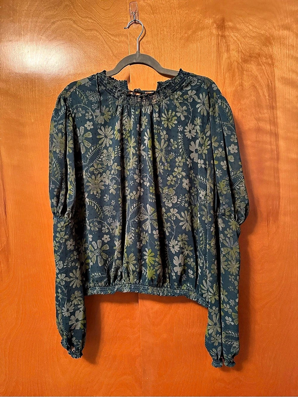 Free People Clarissa Juliet Sleeve Blouse